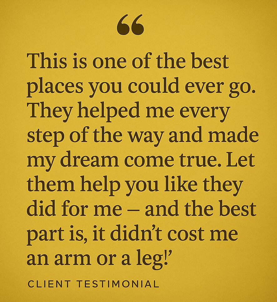 Client testimonial